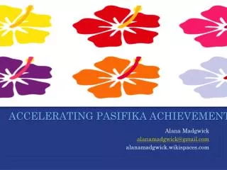 accelerating Pasifika Achievement