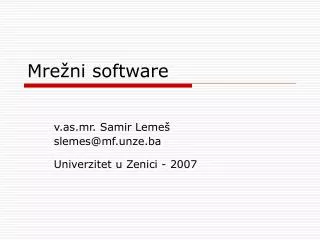 mre ni software