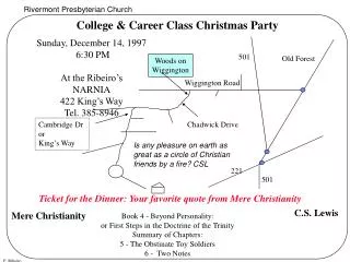 College &amp; Career Class Christmas Party