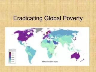 Eradicating Global Poverty