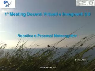 robotica e processi metacognitivi