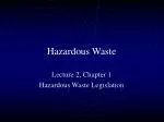 Hazardous Waste - slide 1