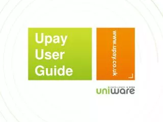 Upay User Guide