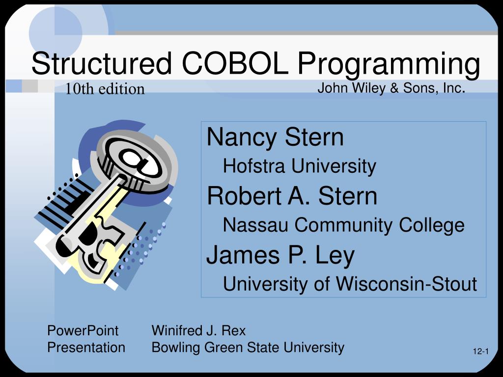 Structured COBOL Programming - slide 1