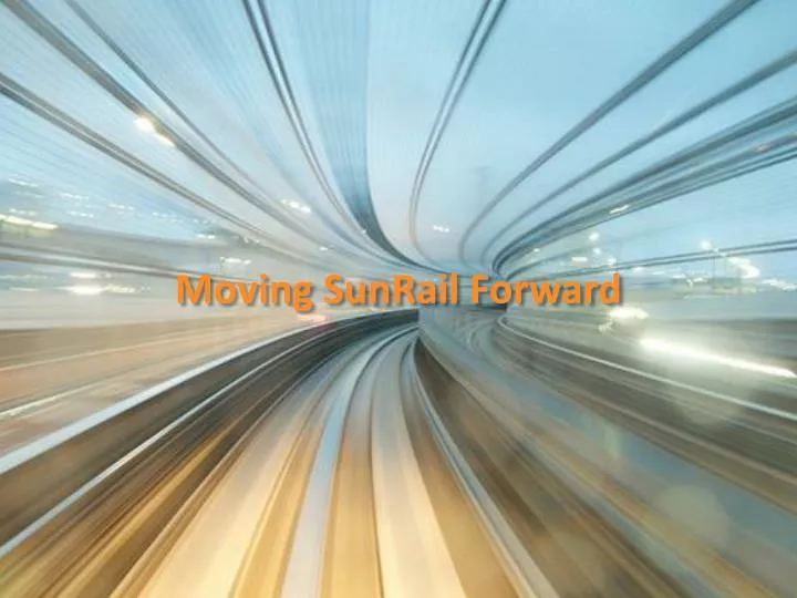 moving sunrail forward