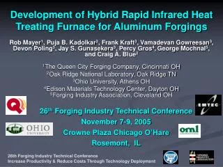 Development of Hybrid Rapid Infrared Heat Treating Furnace for Aluminum Forgings