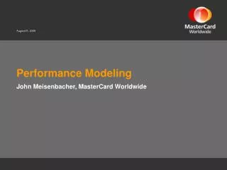 Performance Modeling