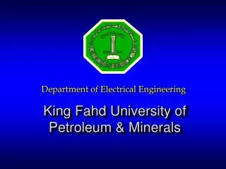 King Fahd University of Petroleum &amp; Minerals