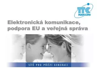 elektronick komunikace podpora eu a ve ejn spr va