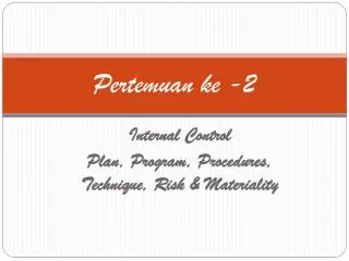 pertemuan ke 2