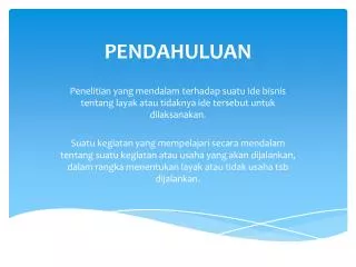pendahuluan