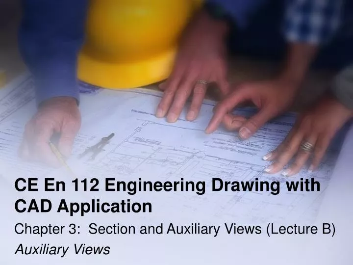 ce en 112 engineering drawing with cad application