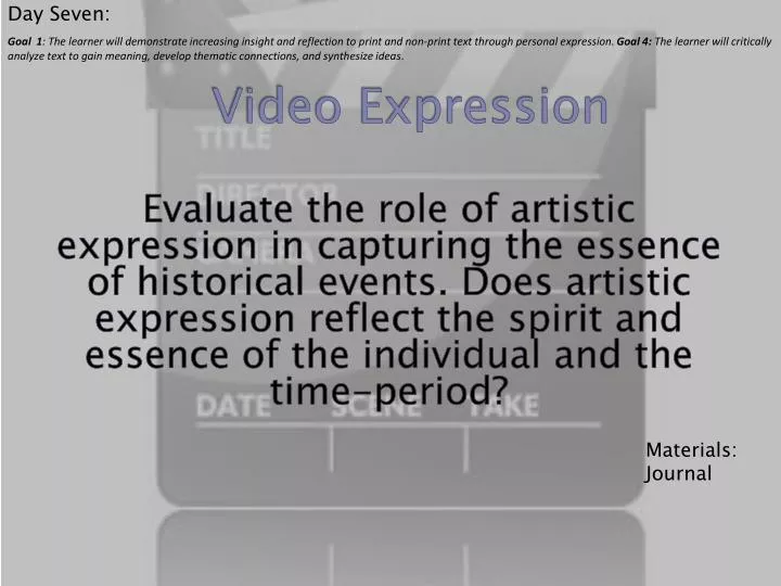 video expression
