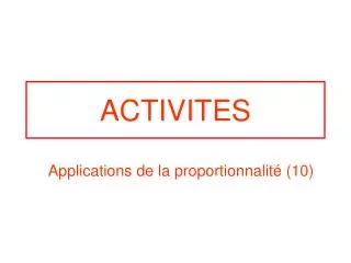 activites