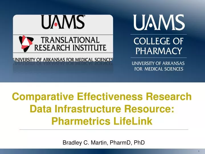 comparative effectiveness research data infrastructure resource pharmetrics lifelink