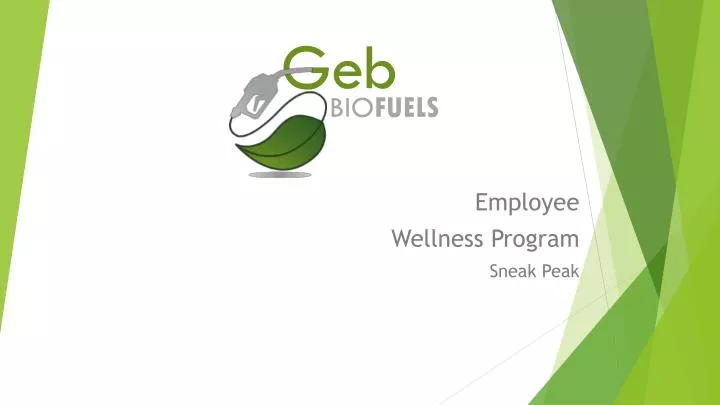 employee wellness program sneak peak