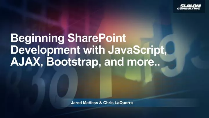 beginning sharepoint development with javascript ajax bootstrap and more