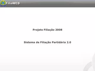 projeto filia o 2008
