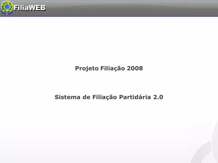 projeto filia o 2008