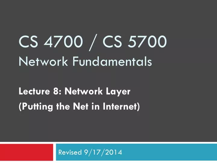 cs 4700 cs 5700 network fundamentals