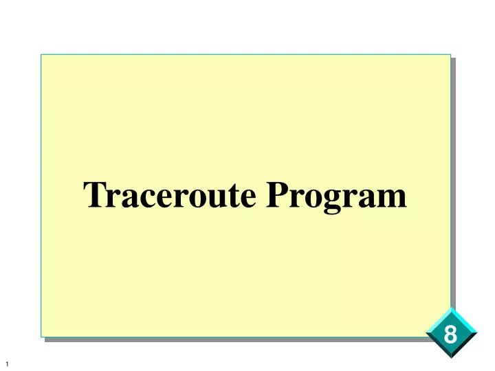 traceroute program