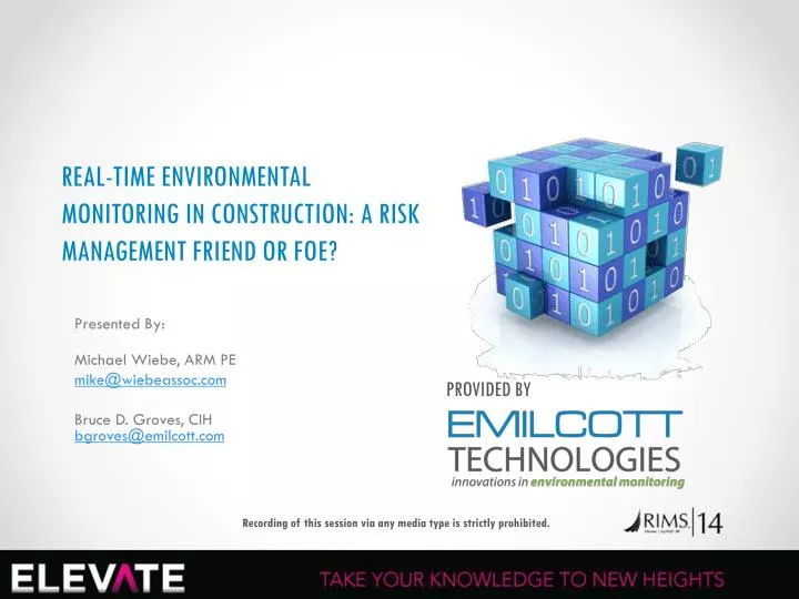 real time environmental monitoring in construction a risk management friend or foe