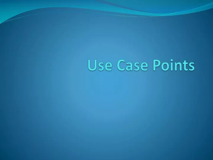 use case points