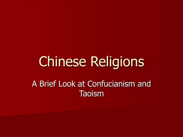chinese religions