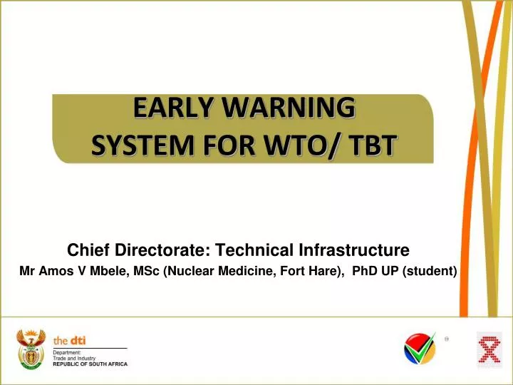 early warning system for wto tbt