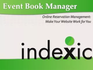 Event Book Manager