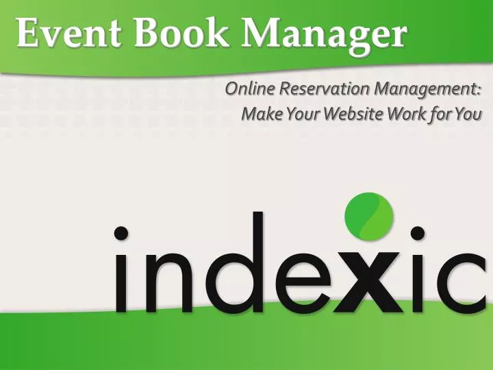 event book manager