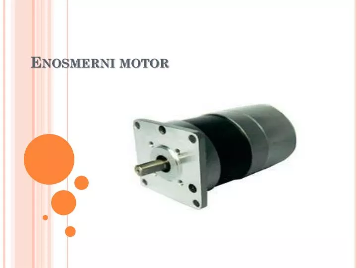 enosmerni motor