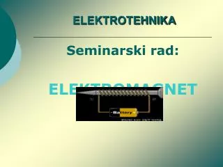 elektrotehnika