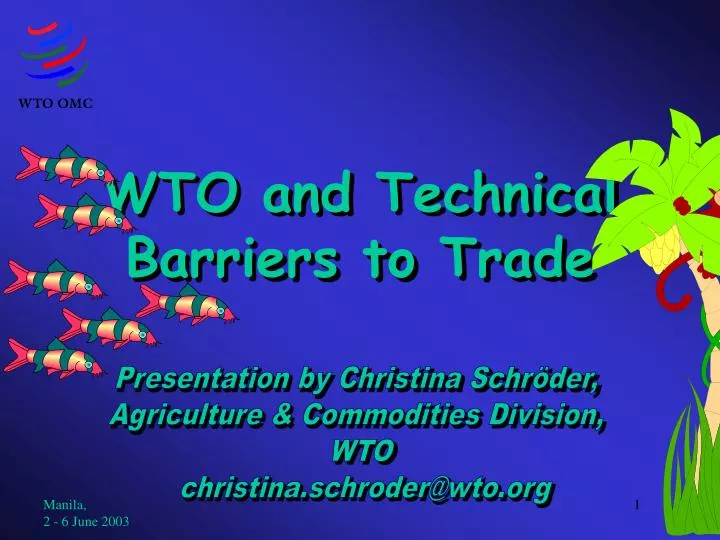 wto and technical barriers to trade