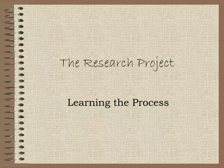 the research project