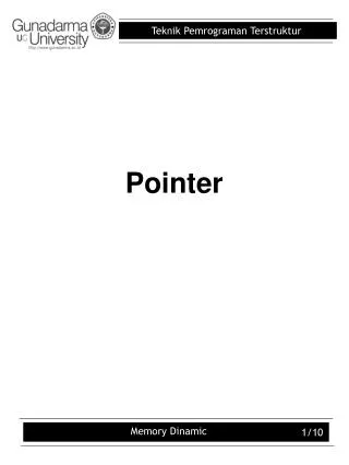 pointer