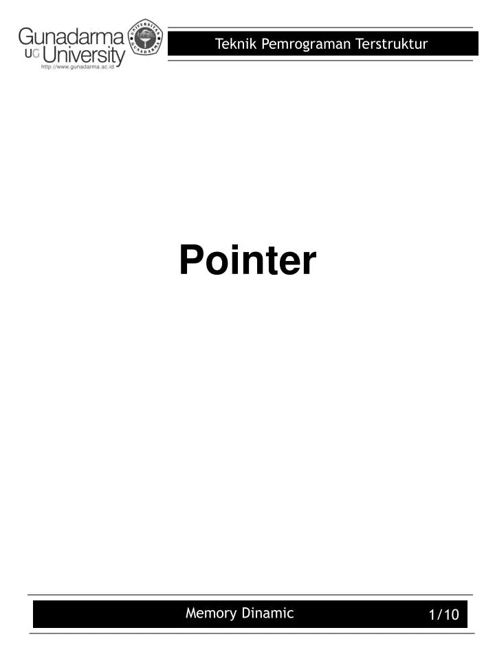 pointer