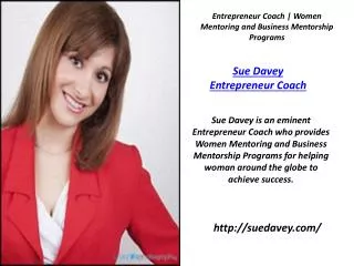 Sue Davey Success Mentor for Women