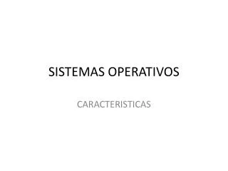 sistemas operativos