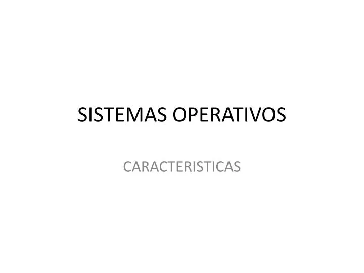 sistemas operativos