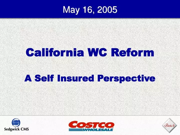 california wc reform
