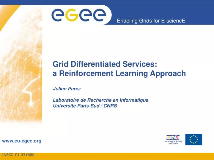 grid differentiated services a reinforcement learning approach