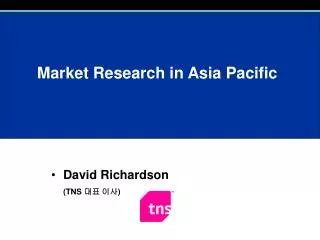 Market Research in Asia Pacific