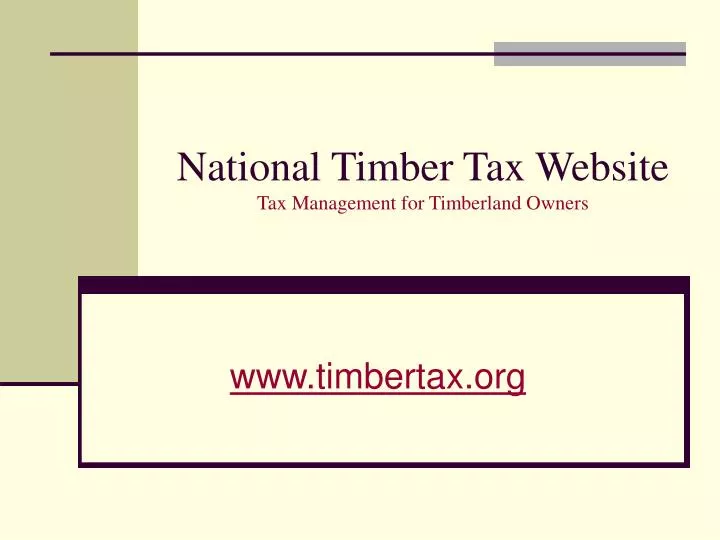 national timber tax website tax management for timberland owners