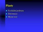 Plasty - slide 1