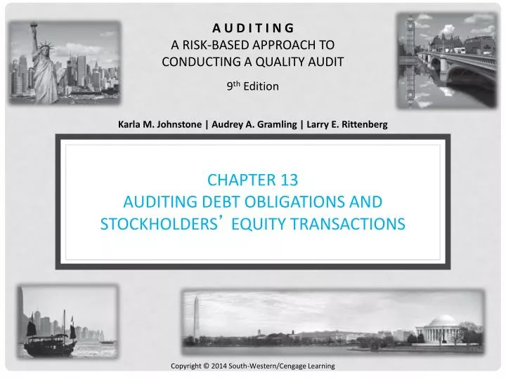 chapter 13 auditing debt obligations and stockholders equity transactions