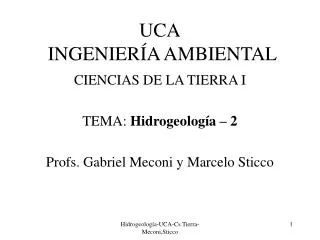 uca ingenier a ambiental