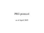PEG protocol - slide 1