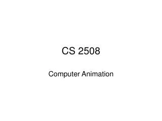 CS 2508