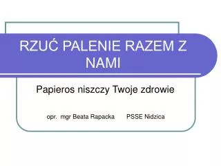 rzu palenie razem z nami